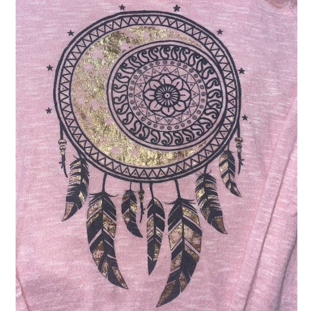 ‼️Pink Dream Catcher Cowl Neck Sweater - Picture 2 of 6